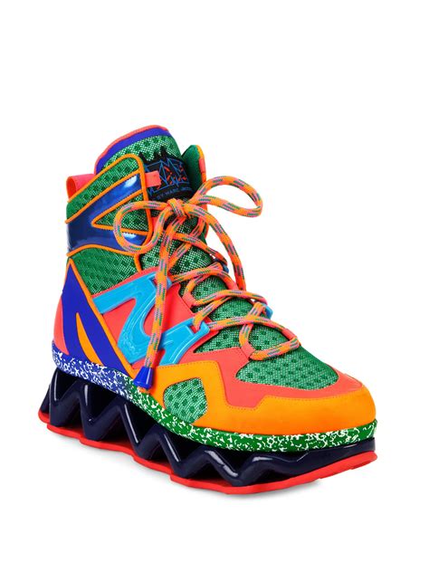 high top multicolor sneakers women.